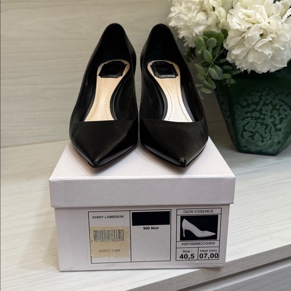 DIOR Classic Black Women's Heels (size 40.5) 3” heel - Picture 1 of 15